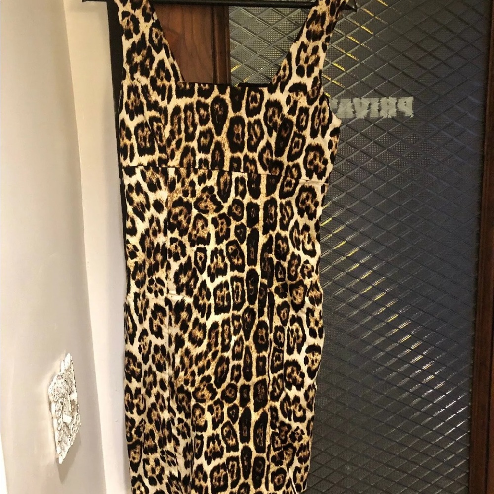 Alice & Olivia Leopard Sheath Dress